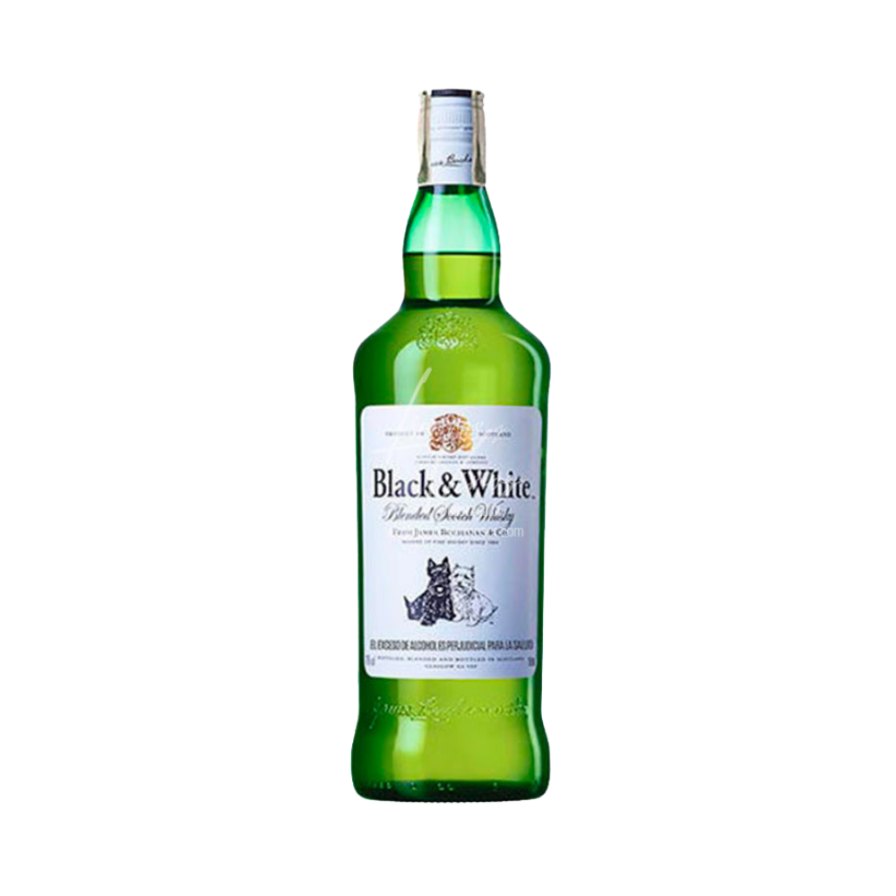 Whisky Black and White 1000 ml