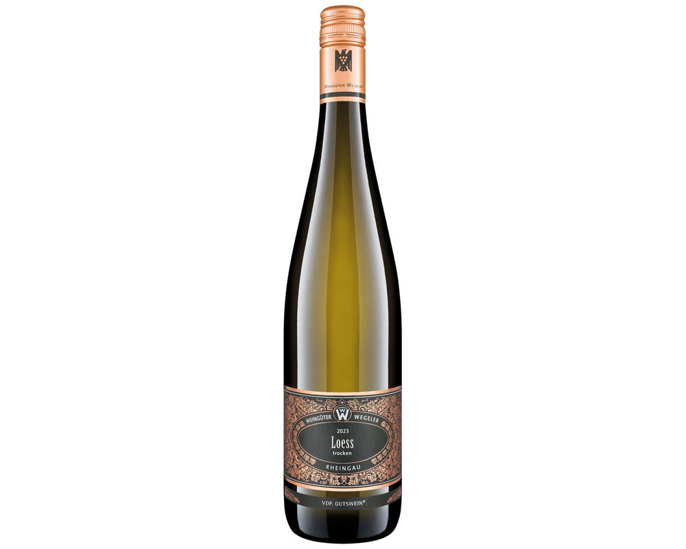 Vino Blanco Wegeler Rheingau Riesling QBA Trocken VDP Gutswein Loess 750 ml