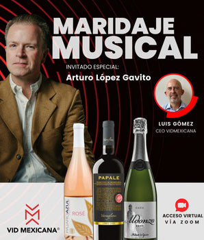 12 Marzo. Cata Virtual Maridaje-Musical con Arturo Lopez Gavito