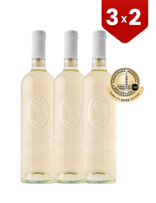 3X2 Vino Blanco La Santísima Trinidad Sauvignon Blanc 750 ml