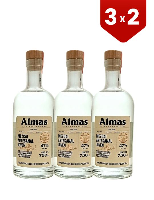 3x2 Mezcal Almas Triunfantes Ensamble 750 ml