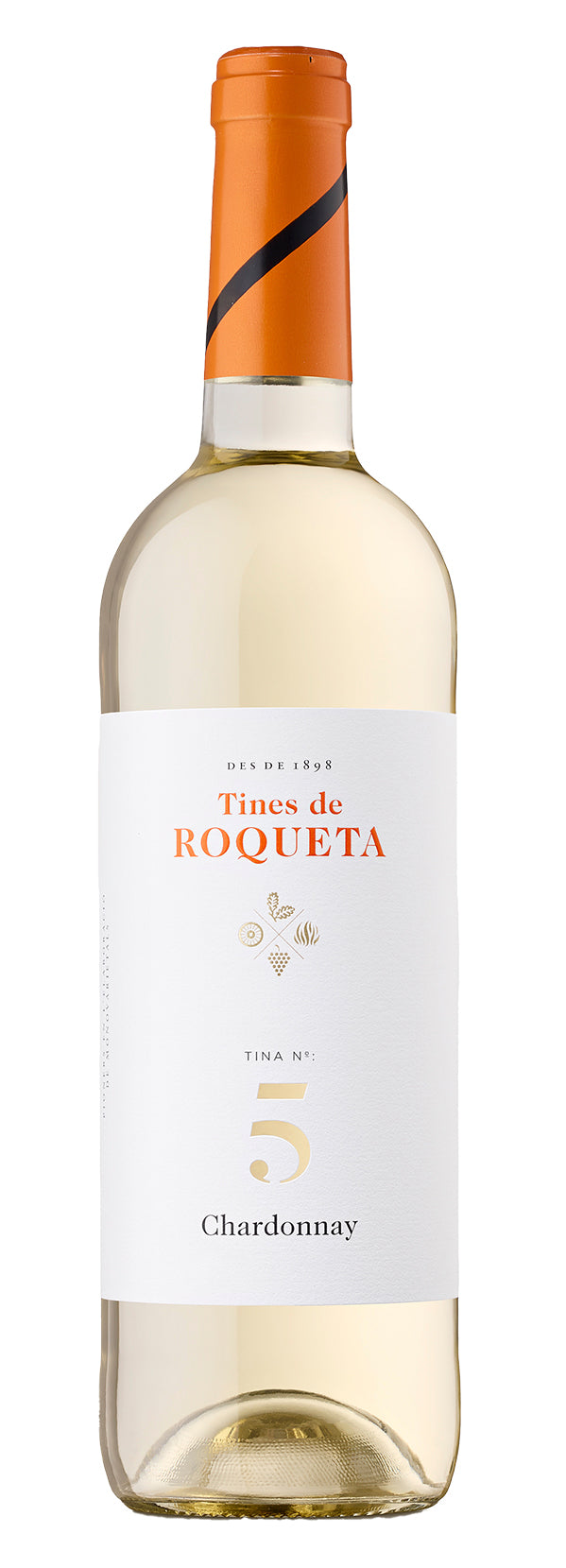 Vino Blanco Roqueta Tines 5 Chardonnay 750 ml