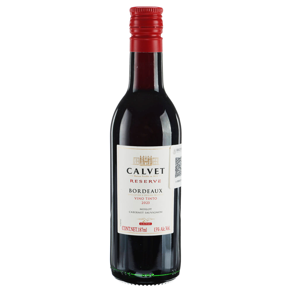 Vino Tinto Calvet Bordeaux Rsv 187 ml
