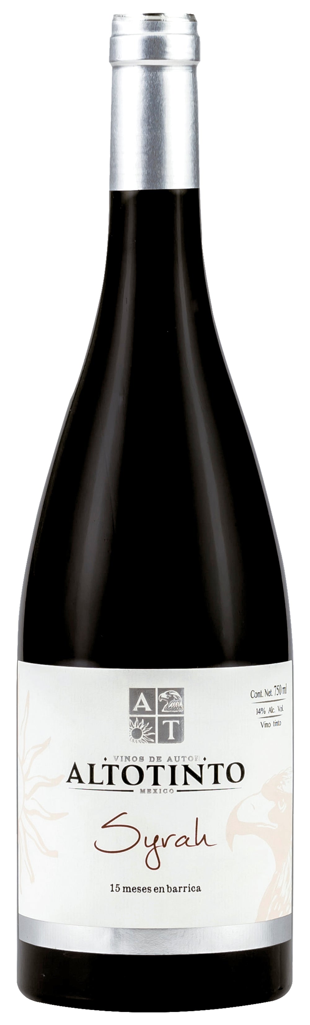 Vino Tinto Altotinto Syrah 750 ml