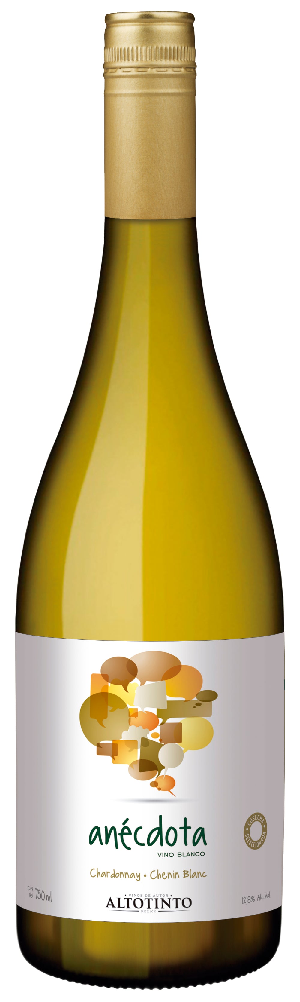 Vino Blanco Anécdota Chardonnay Chenin Blanc 750 ml