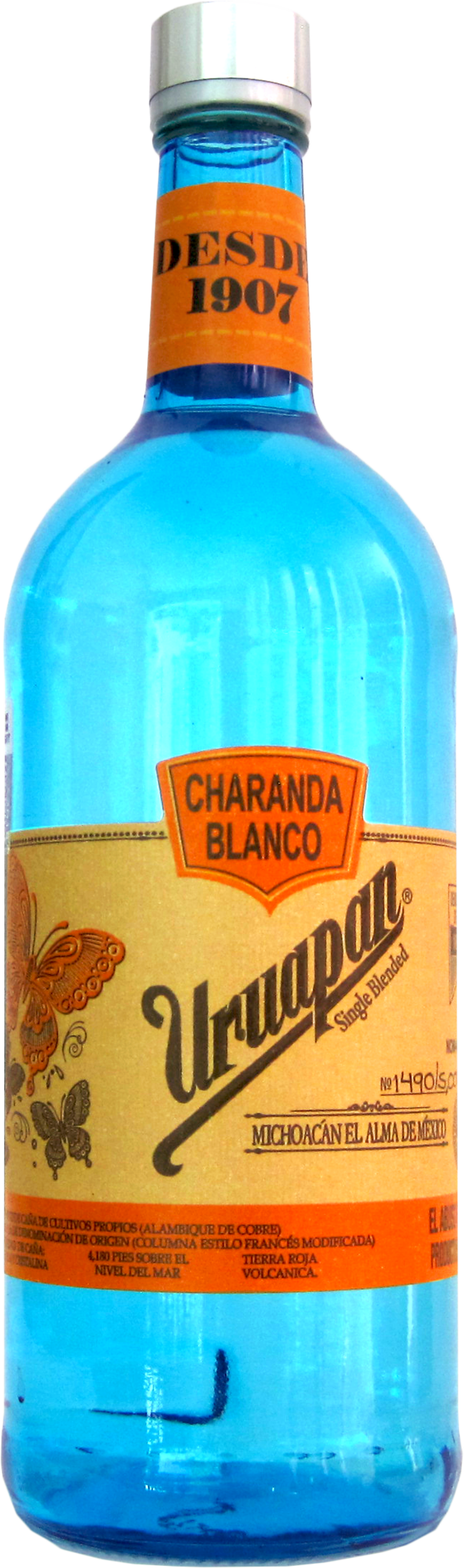 Charanda Casa Tarasco Uruapan Azul 1 L