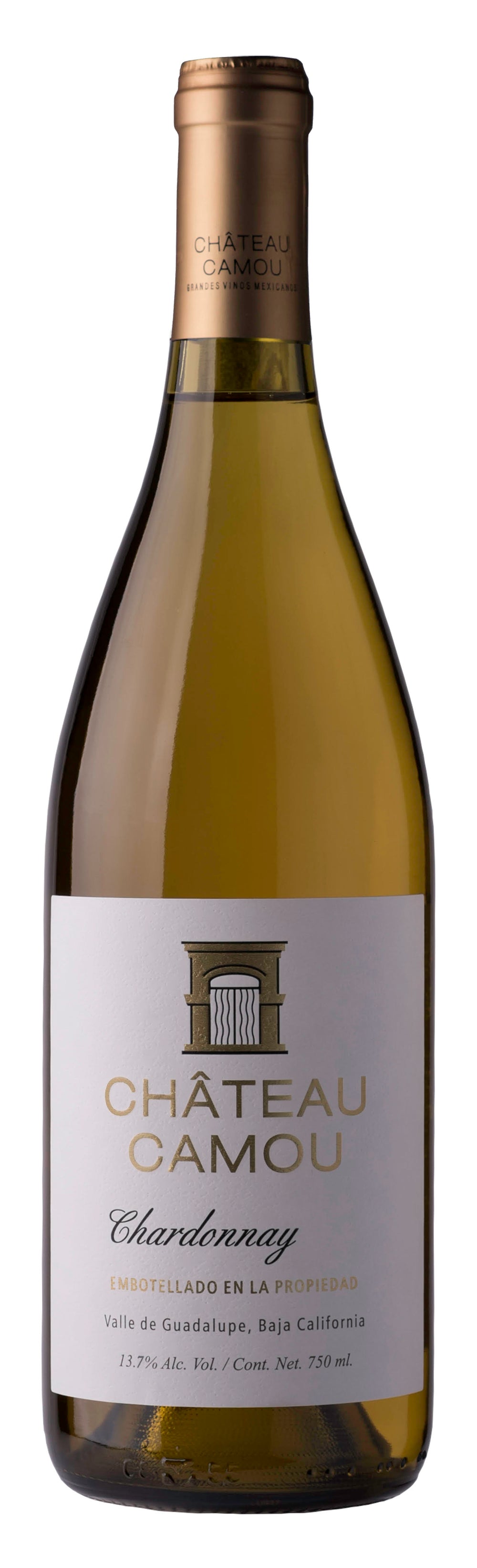 Vino Blanco Chateau Camou Chardonnay 750 ml