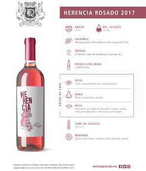 Vino Rosado F. Rubio Herencia Rosado