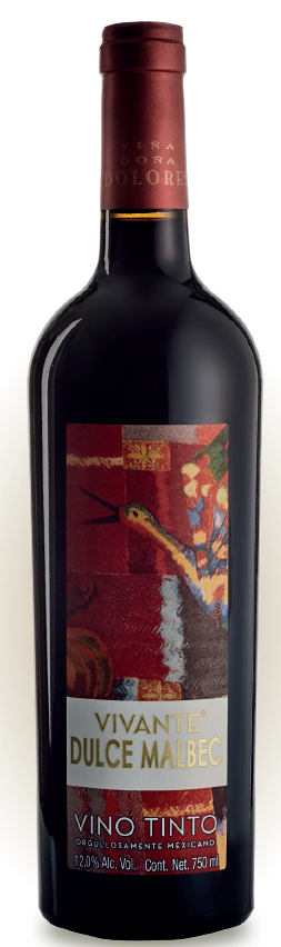 Vino Tinto Sala Vive Vivante Tinto Dulce Malbec 750 ml