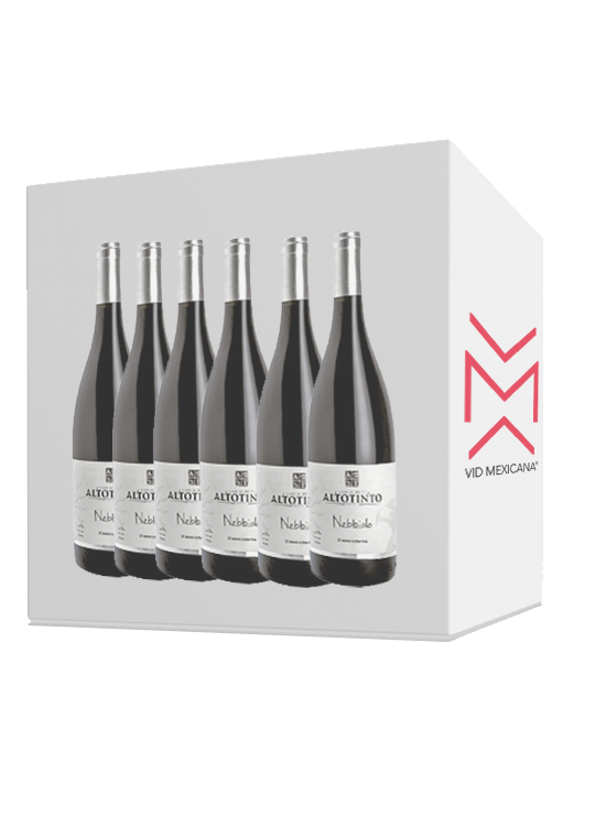Caja 6 botellas Vino Tinto Altotinto Nebbiolo 750 ml