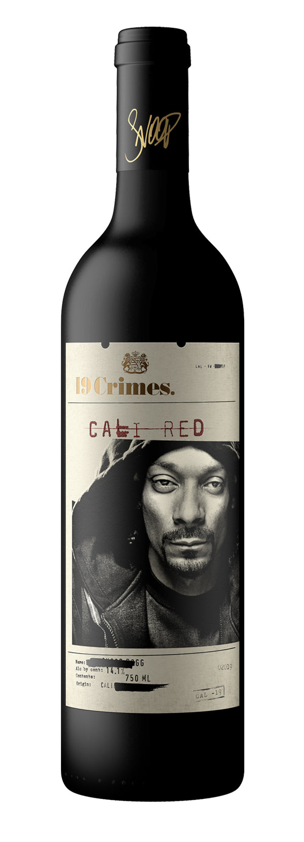 Vino Tinto Treasury Wines 19 Crimes Cali Red 750 Ml