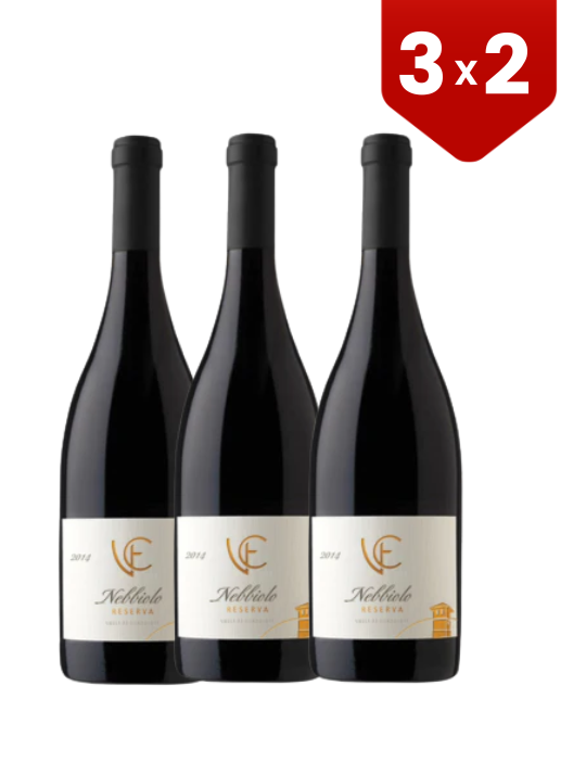 3x2 Vino Tinto Casa Emiliana Nebbiolo 750 ml