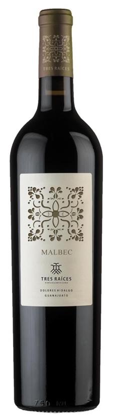 Vino Tinto Tres Raices Malbec 750 ml