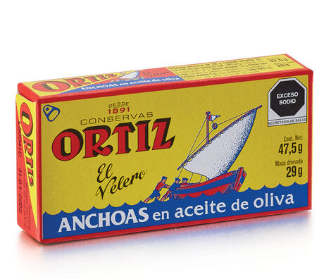 Ortiz Anchoa en Aceite de Oliva Tarro 95 g