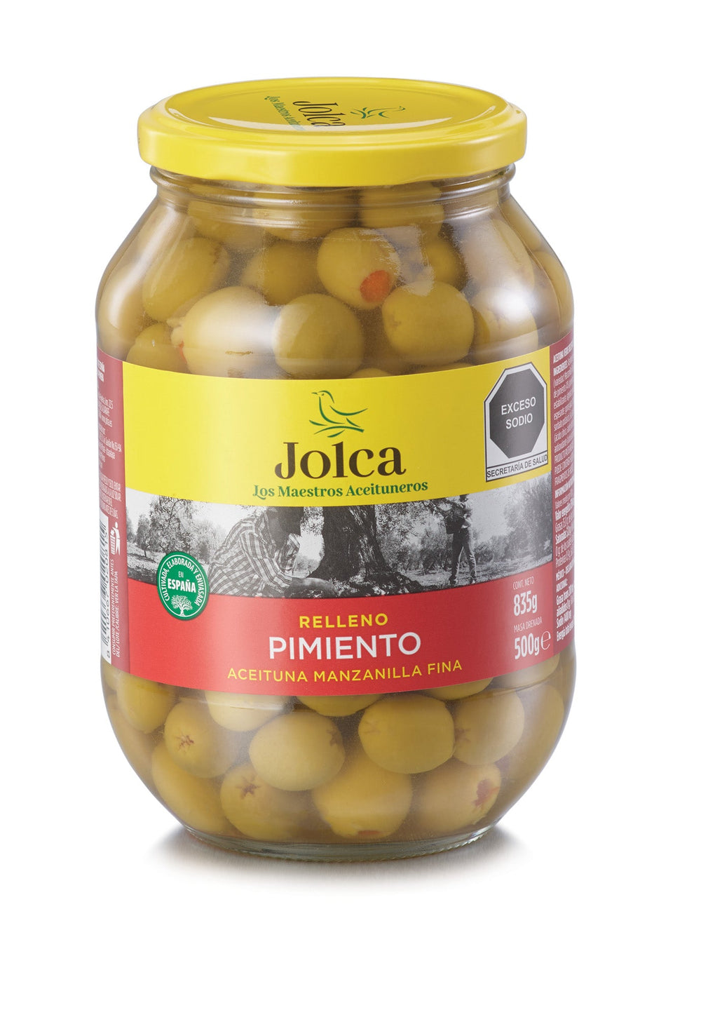 Jolca Aceituna Manzanilla Rellena de Pimiento 835 gr