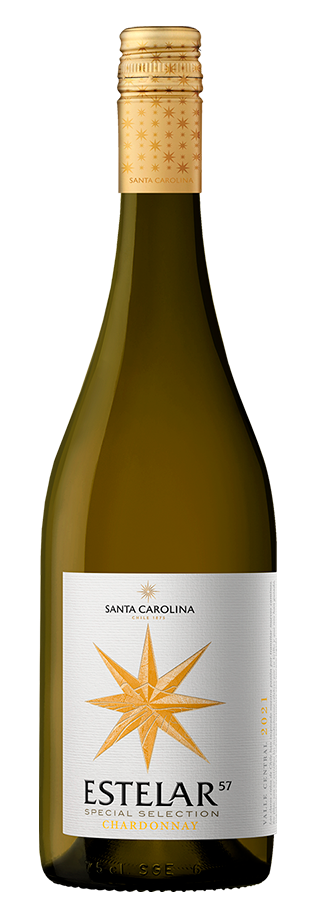 Vino Blanco Santa Carolina Estelar 57 Chardonnay 750 Ml