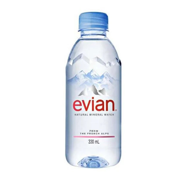 Botella de Agua Natural Evian Pet 330 ml
