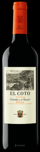 Vino Tinto El Coto Crianza 750ML
