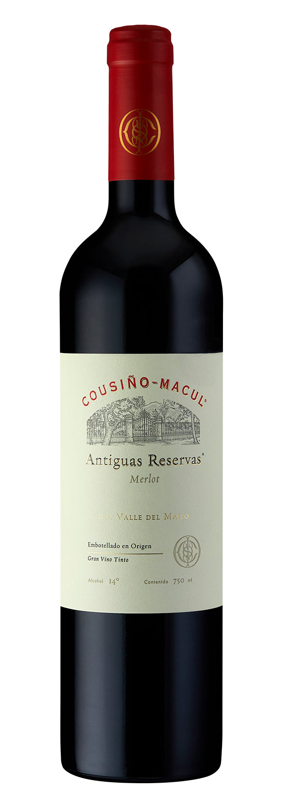 Vino Tinto Cousino Macul Antiguas Reservas Merlot 750 Ml