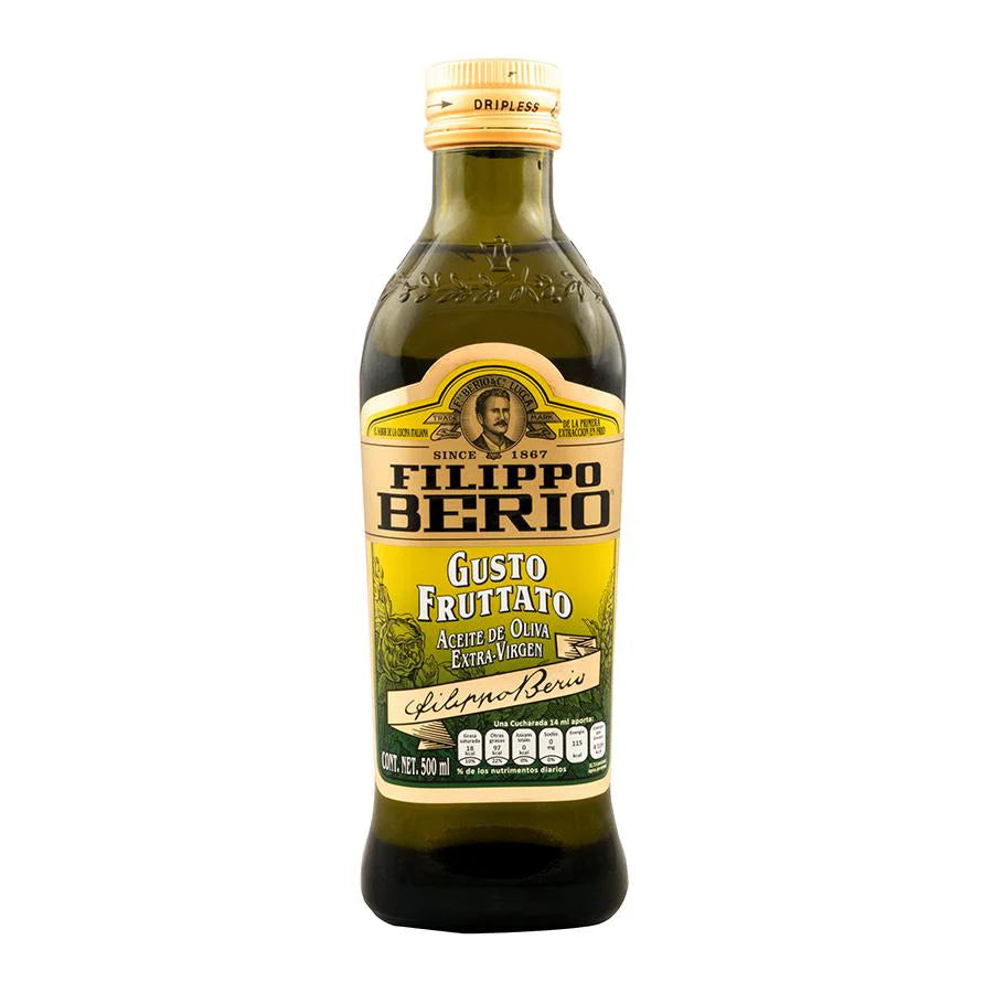 Aceite de Oliva Filippo Berio Gusto Frutt Extra Virgen de 500 ml