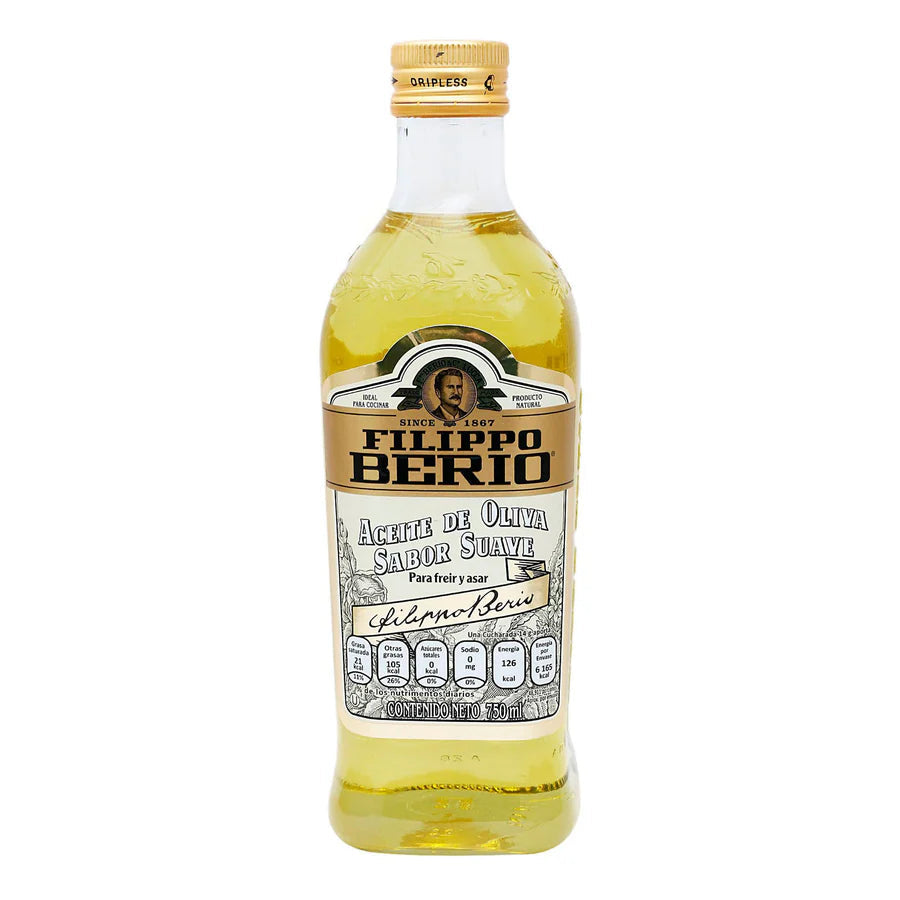 Aceite de Oliva Filippo Berio Suave Sabor de 750 ml
