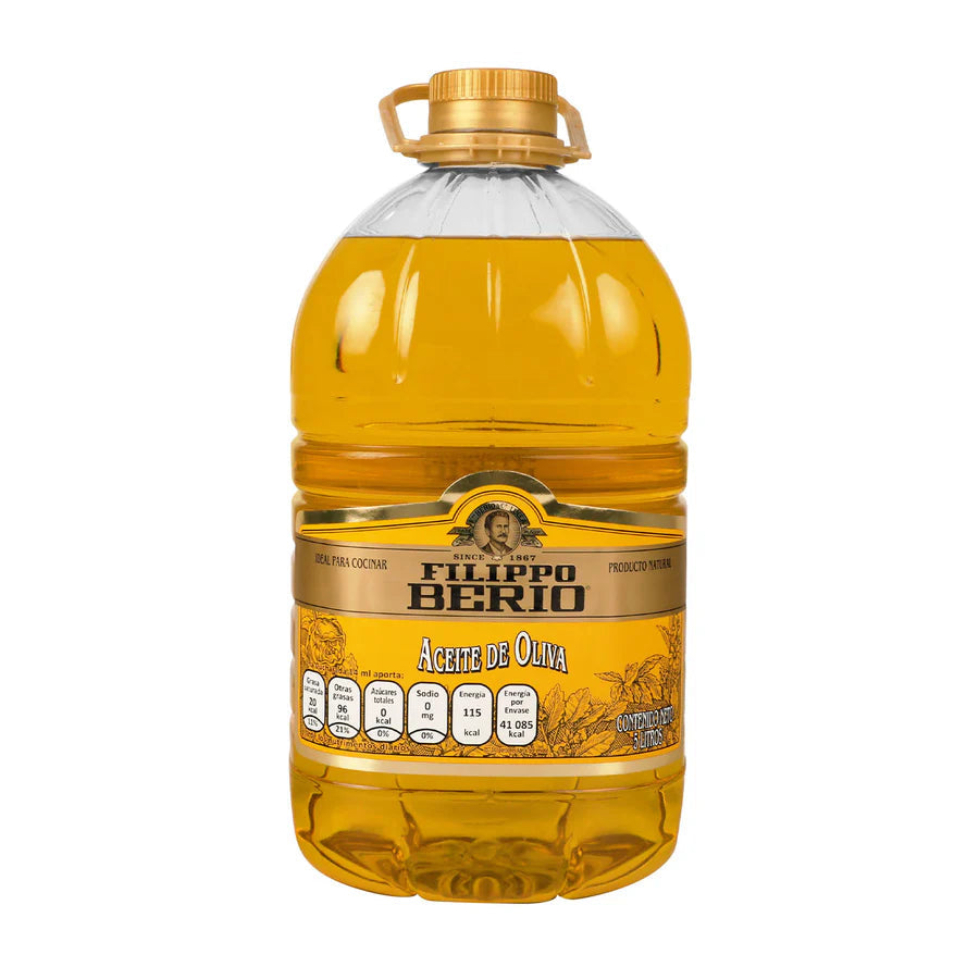Aceite de Oliva Filippo Berio 100% Puro de 5000 ml