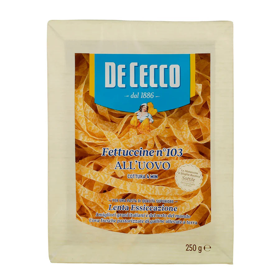 Pasta De Cecco Fettuccine Con Huevo de 250 gr