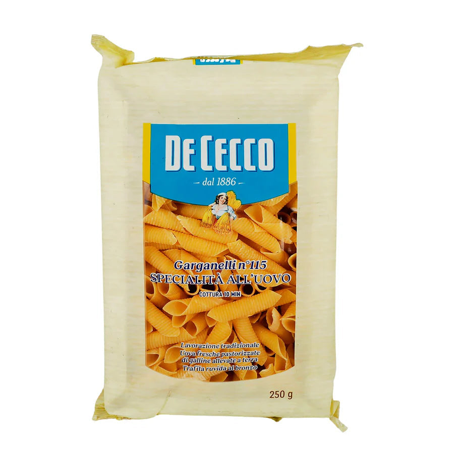 Pasta De Cecco Garganelli Con Huevo de 250 gr