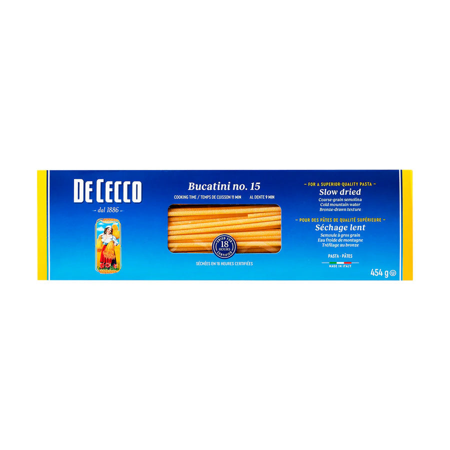 Pasta De Cecco Bucatini De Sémola de 454 gr