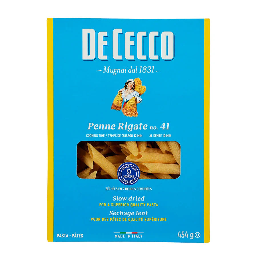 Pasta De Cecco Penne Rigate De Sémola de 454 gr