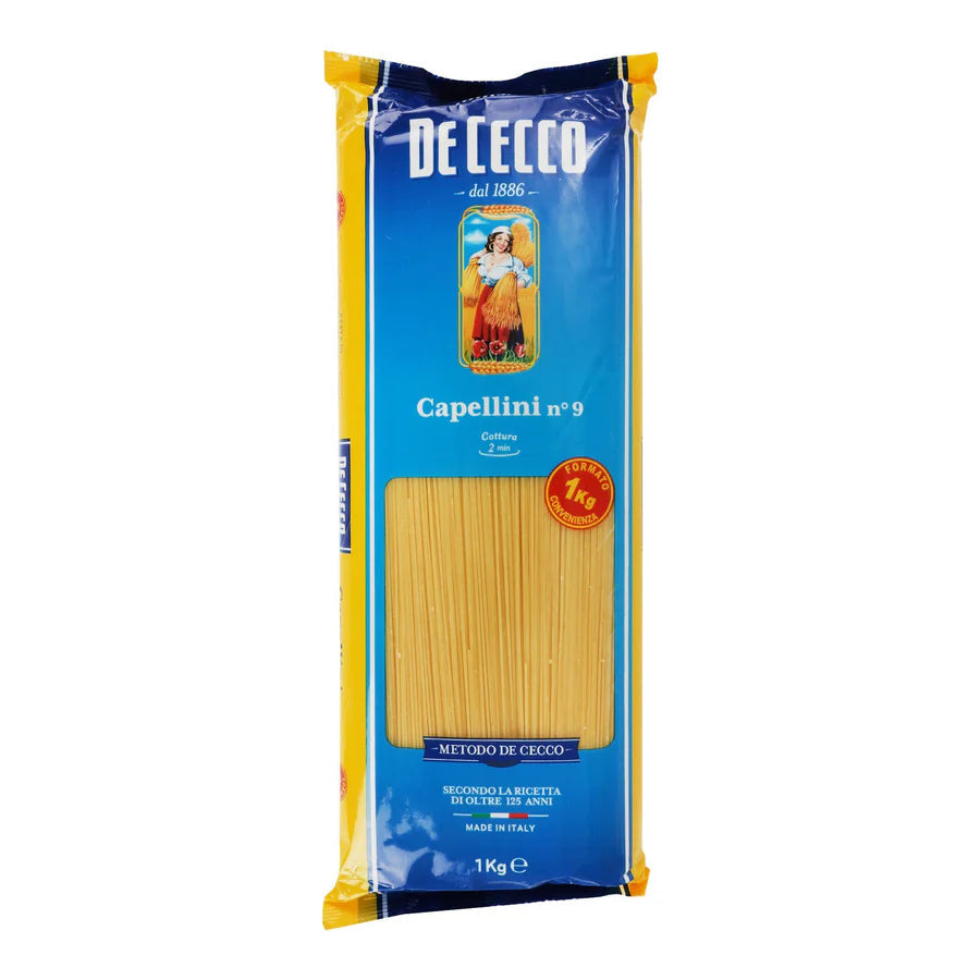 Pasta De Cecco Capellini De Semola de 1000 g