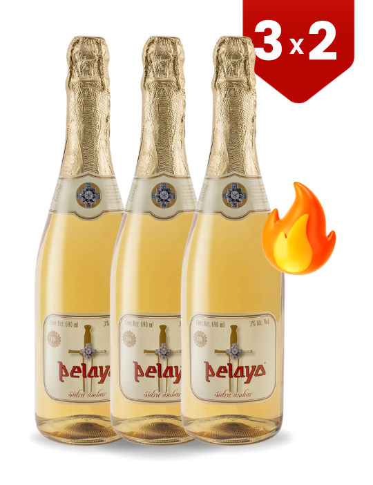 3x2 Sidra Pelayo Ambar 690 ml
