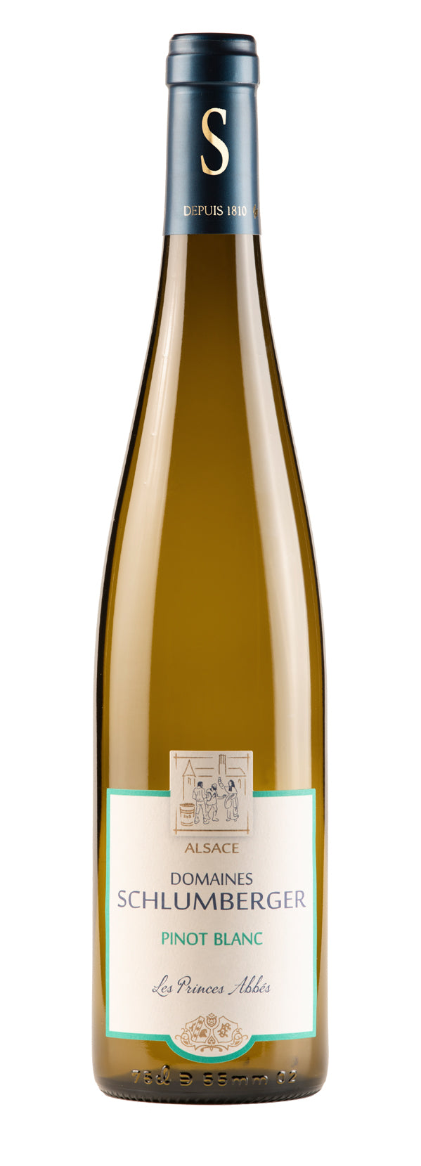 Vino Blanco Schlumberger Pinot Blanc Abbes Alsacia 750 ml