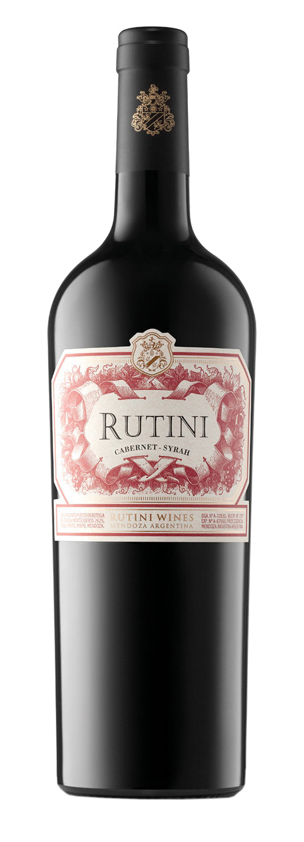 Vino Tinto Rutini Cabernet Sauvignon Syrah 750 ml