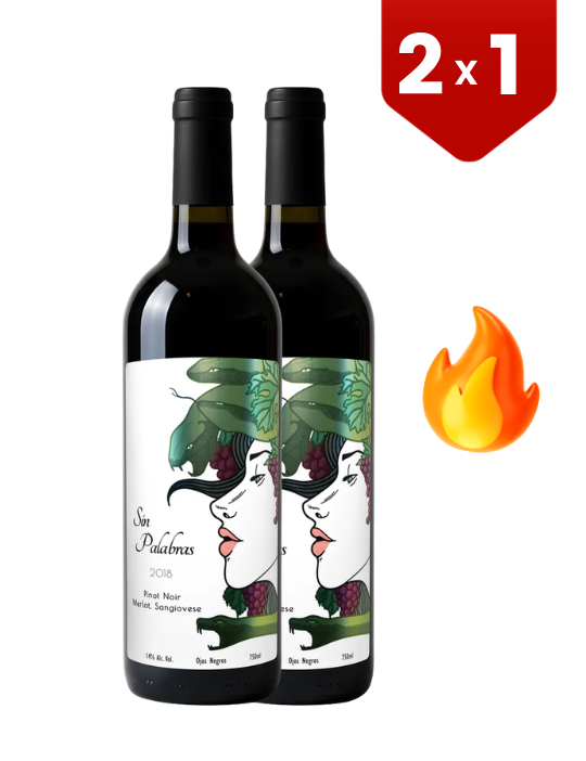 2X1 Vino Tinto Sin Palabras 750 ml
