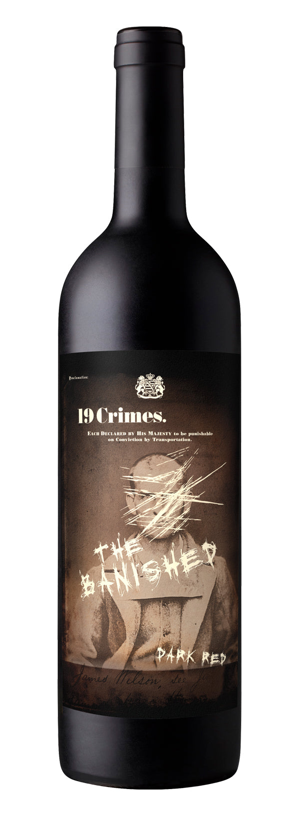 Vino Tinto Treasury Wines 19 Crimes Sea The Banished Red Wine 750 Ml