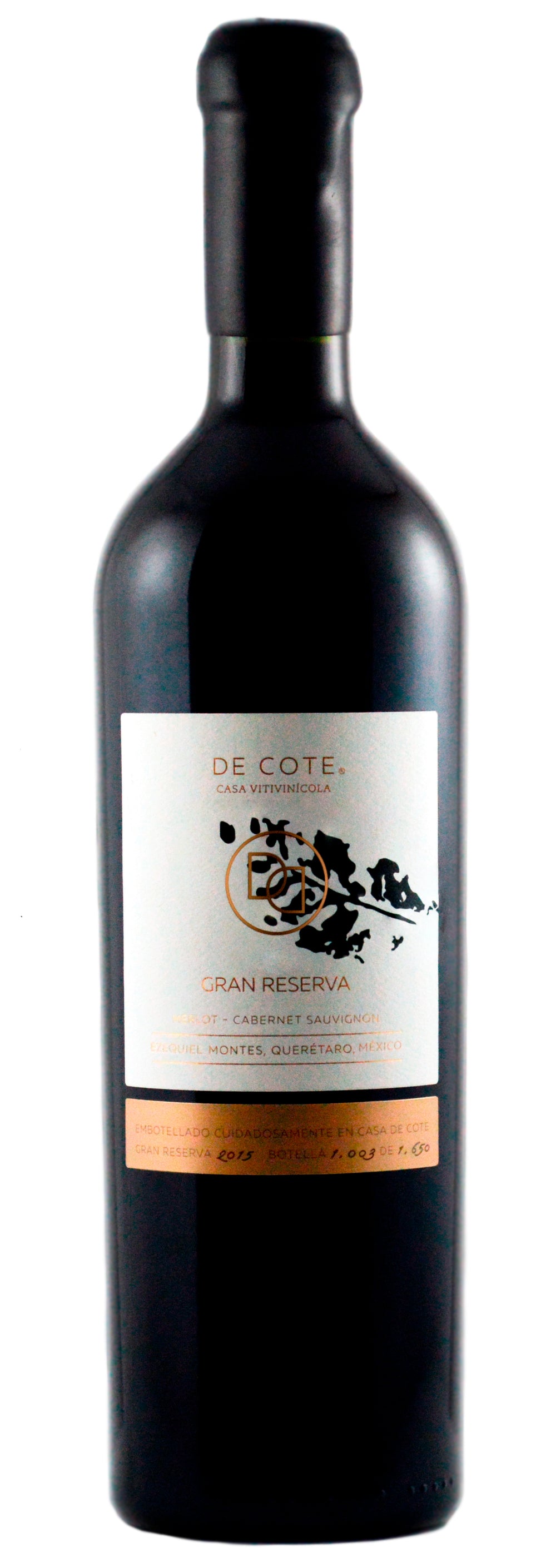 Vino Tinto De Cote Merlot-Cabernet Gran Reserva 750 ml