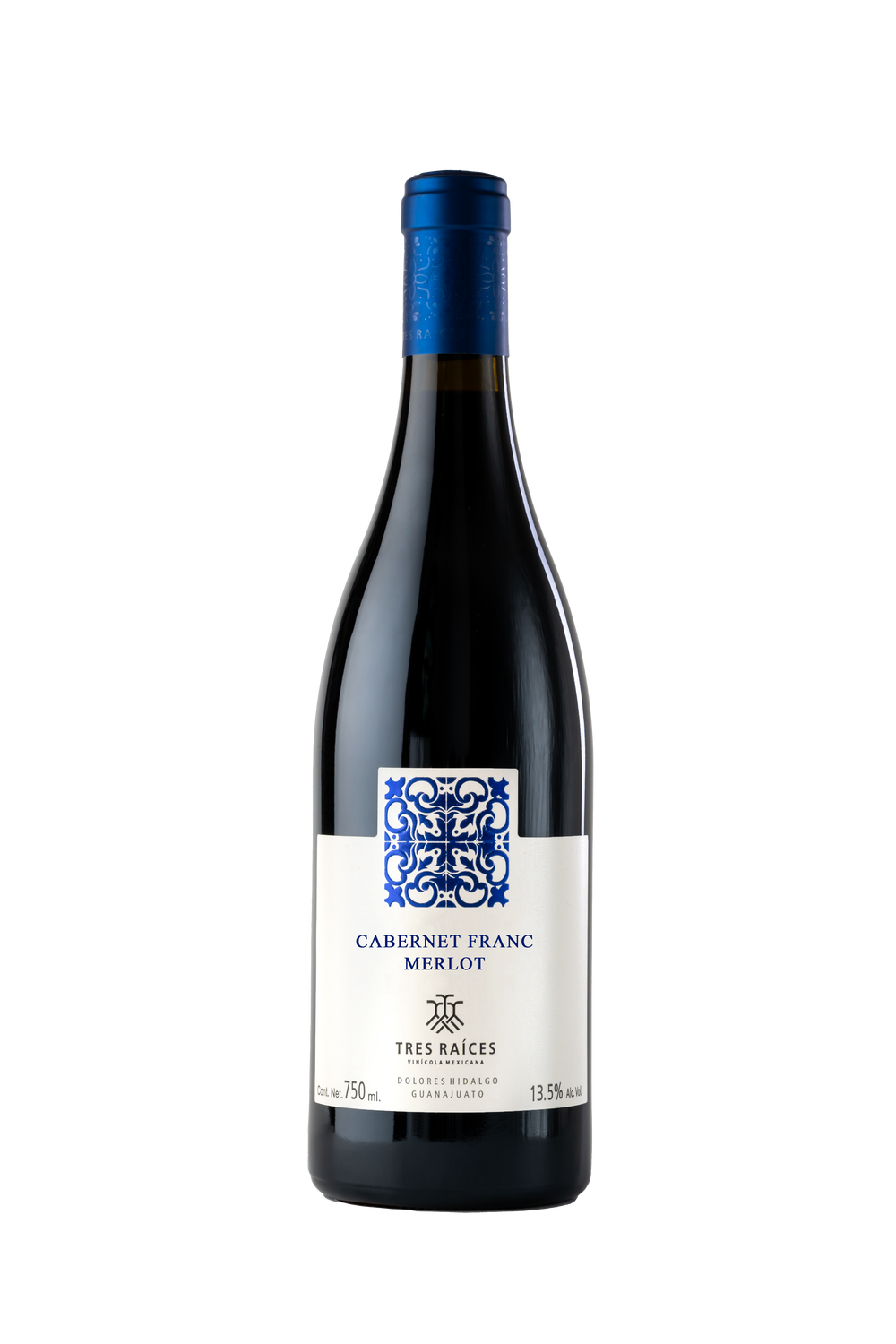 Vino Tinto Tres Raices Cabernet Franc - Merlot 750 ml