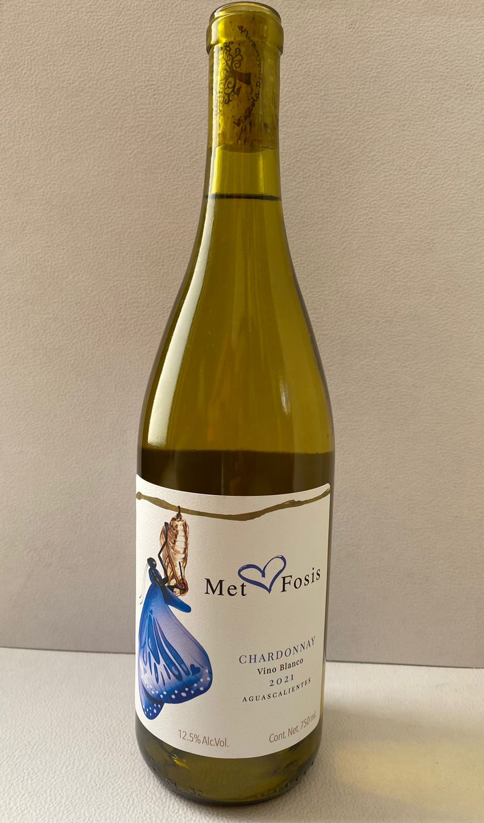 Vino Blanco Vinicola Renacimiento Metamorfosis Chardonnay 750 ml
