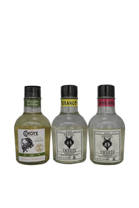 Sotol Coyote Kit de Miniaturas 200 ml de Chihuahua, Durango y Víbora