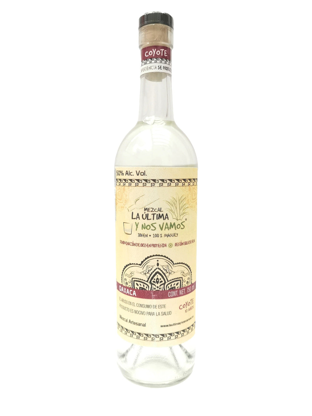 Mezcal La Ultima y Nos Vamos Coyote 750 ml