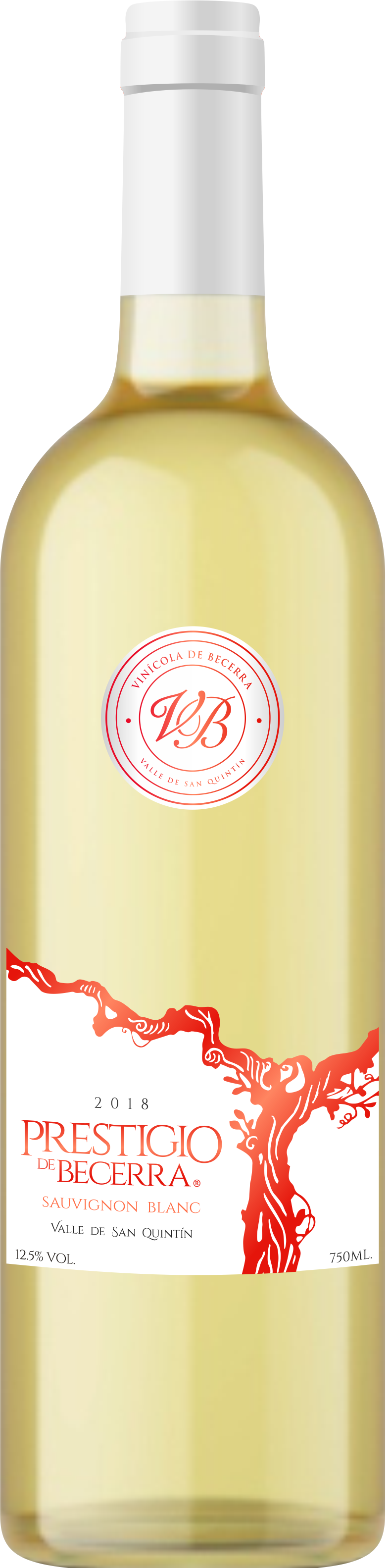 Vino Blanco Prestigio de Becerra Sauvignon Blanc 750 ml