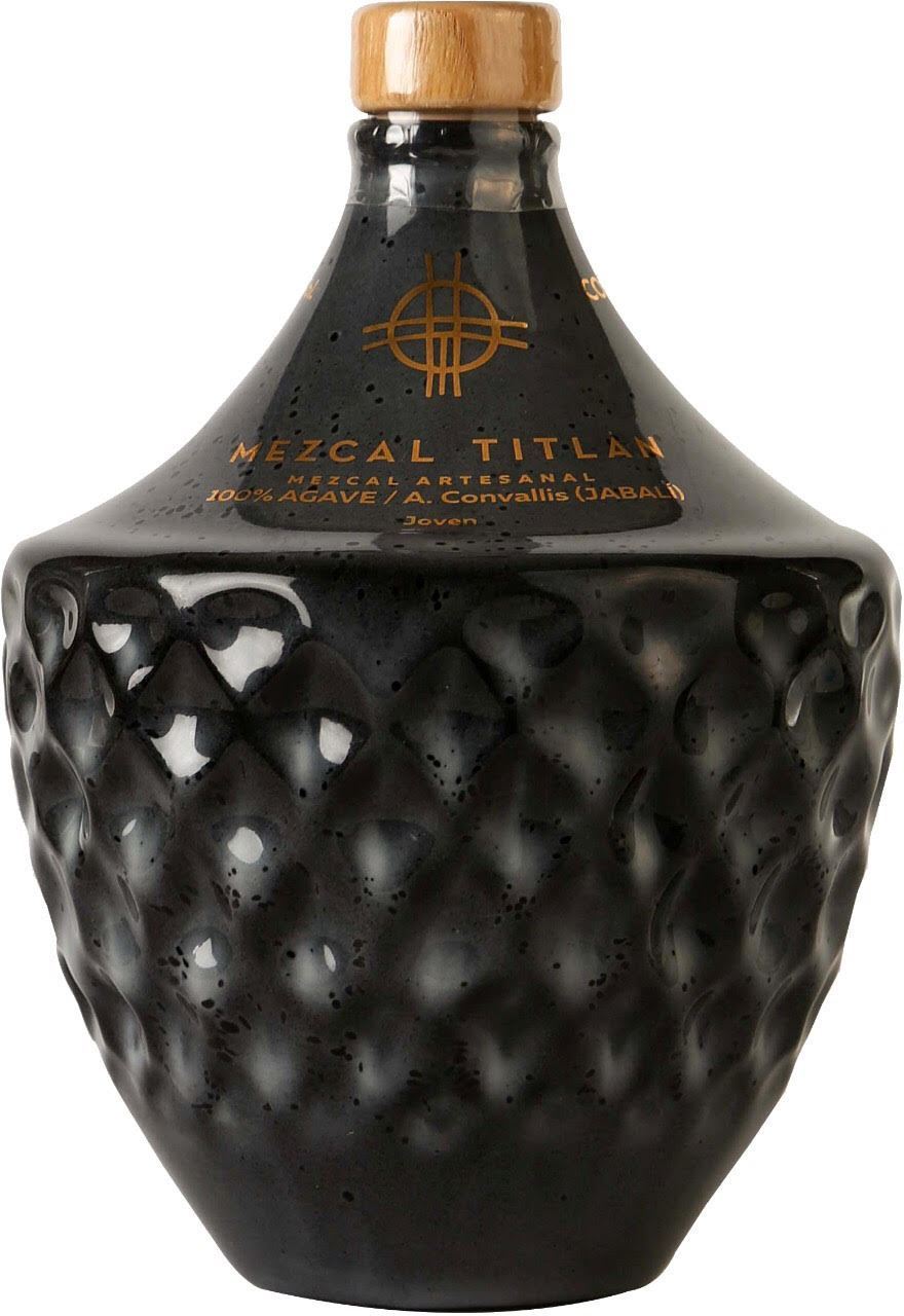 Mezcal Joven Artesanal Titlán 38 Agave Jabalí 750 ml