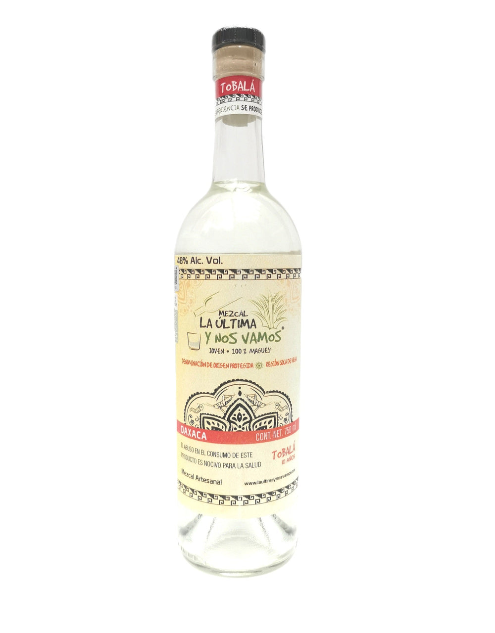 Mezcal La Ultima y Nos Vamos Tobala 750 ml