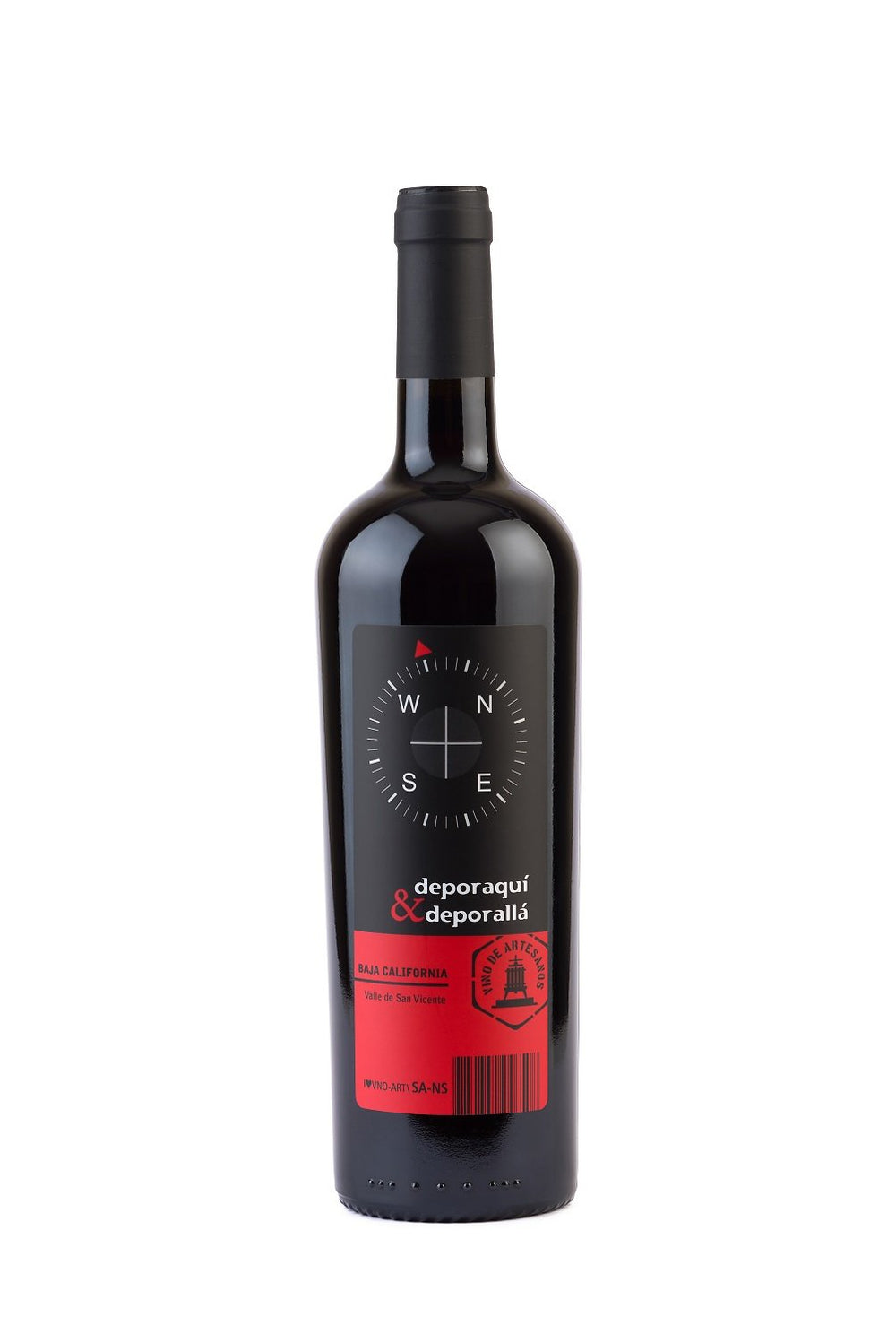 Vino Tinto De Artesanos Deporaquí&Deporallá Tinto de San Vicente 750 ml