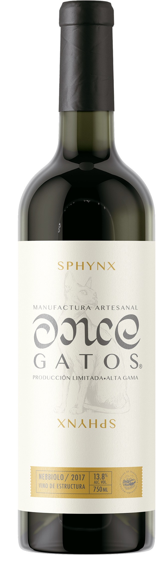 Vino Tinto Once Gatos Sphynx 750 ml