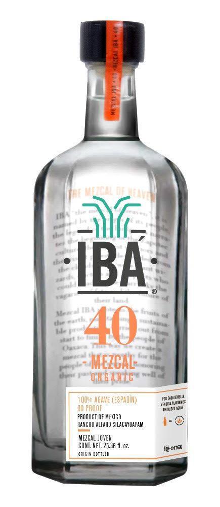 Mezcal Joven Artesanal IBÁ 40 Agave Espadín 100% Orgánico 750 ml