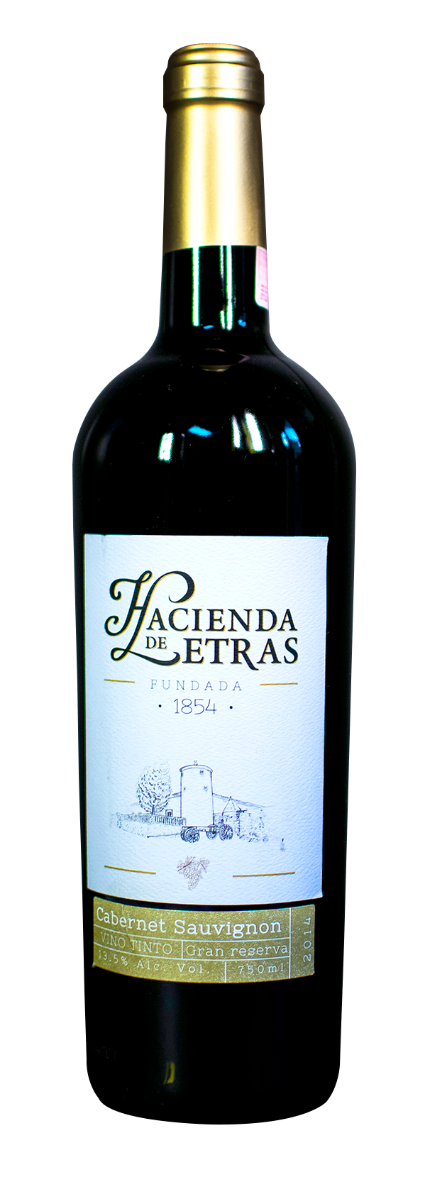 Vino Tinto Hacienda de Letras Cabernet Sauvignon 750 ml