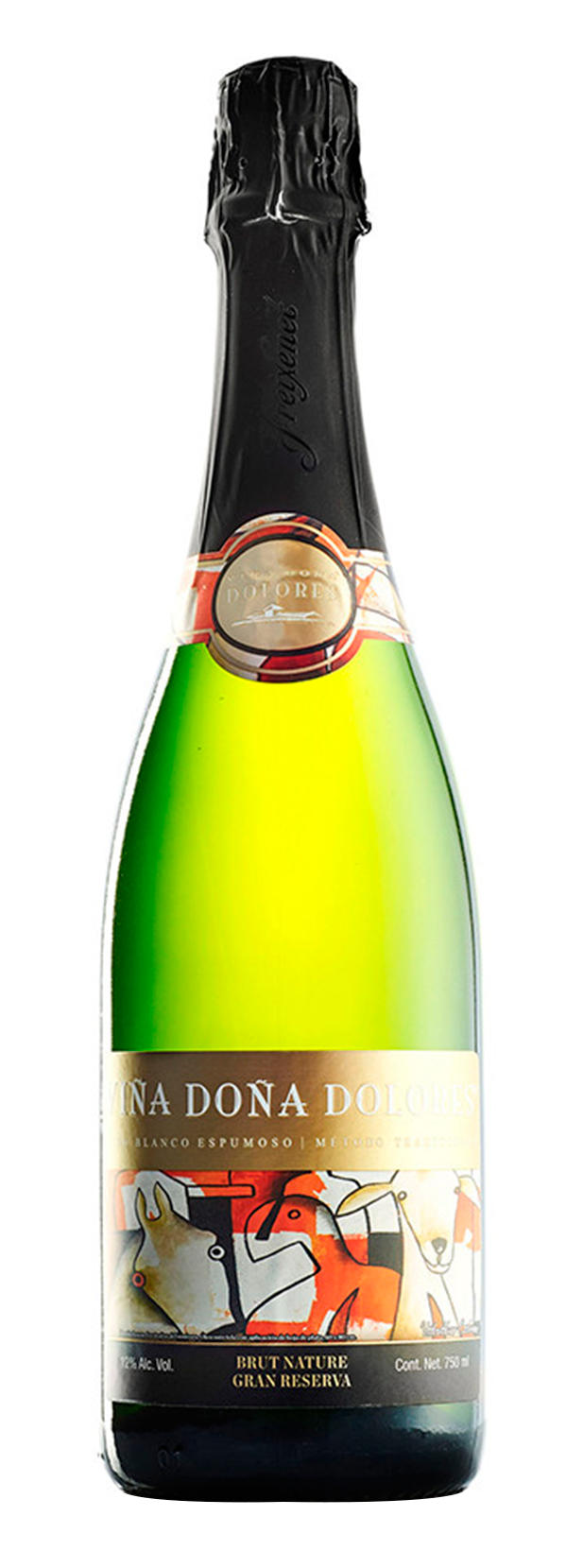 Vino Espumoso Sala Vive Viña Doña Dolores Brut Nature Gran Reserva 750 ml