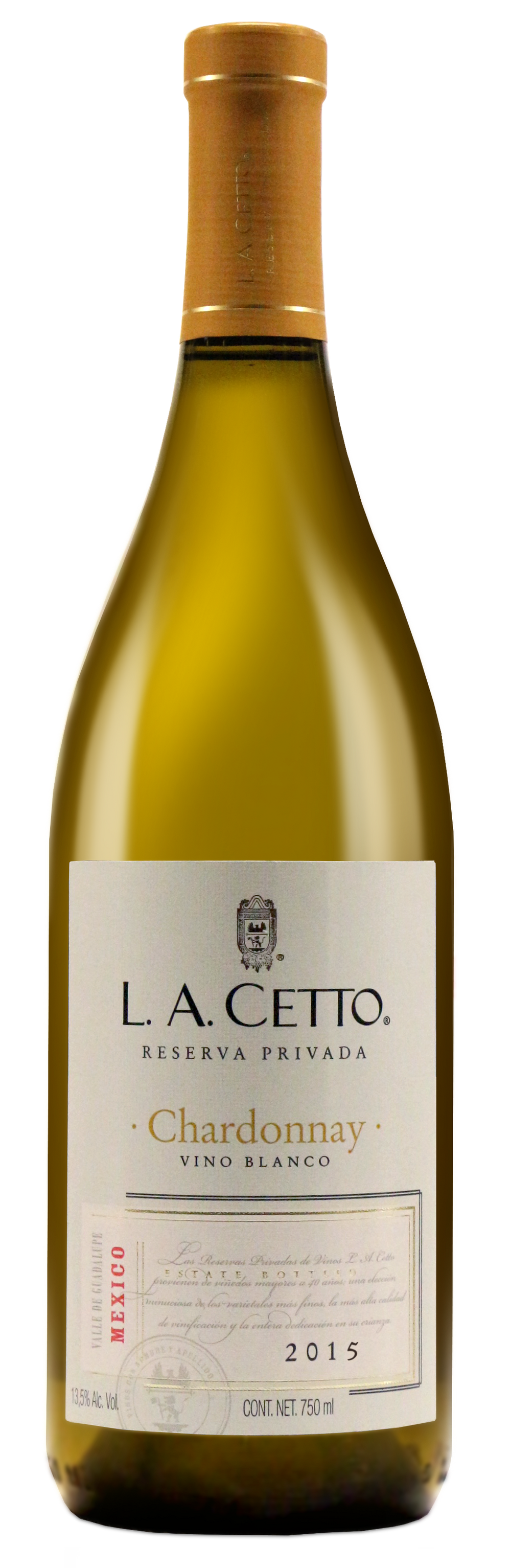 Vino Blanco La Cetto Chardonnay Reserva Privada 750 ml
